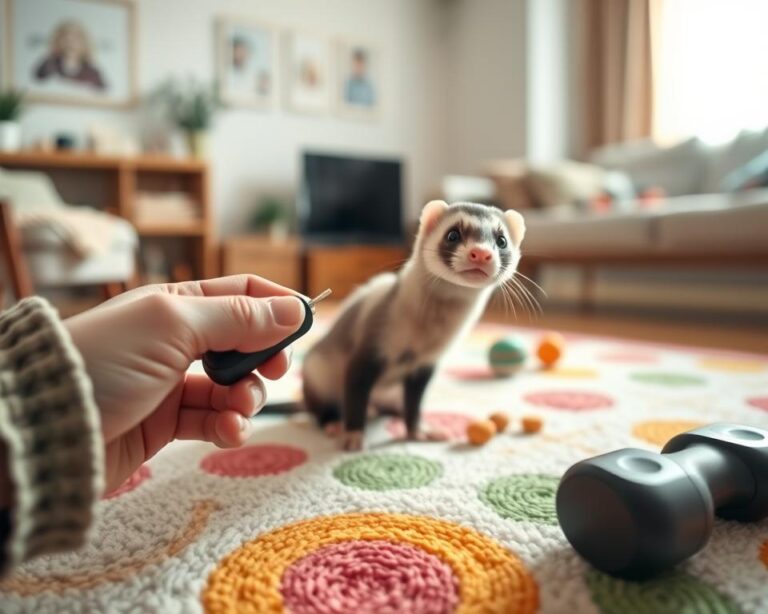 Clicker training for ferrets