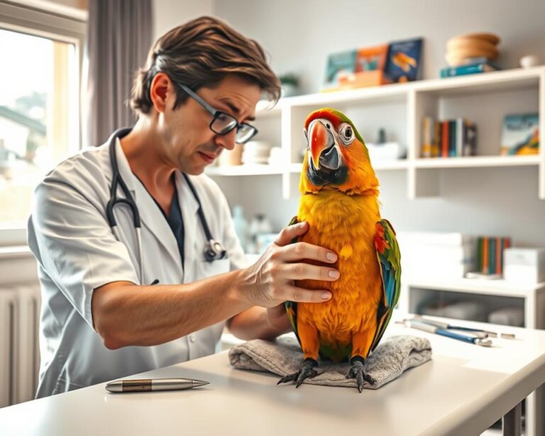 Egg binding in birds