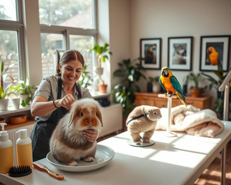 Grooming exotic mammals