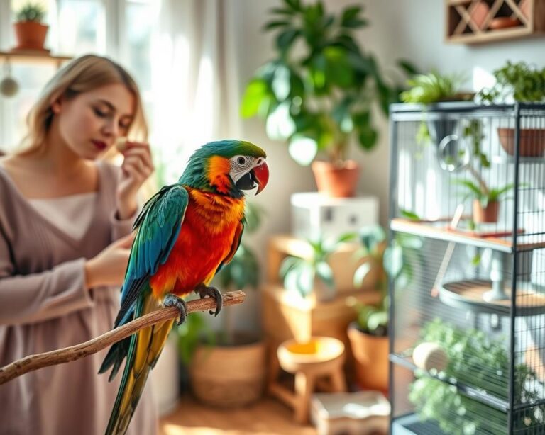 Handling shy exotic pets