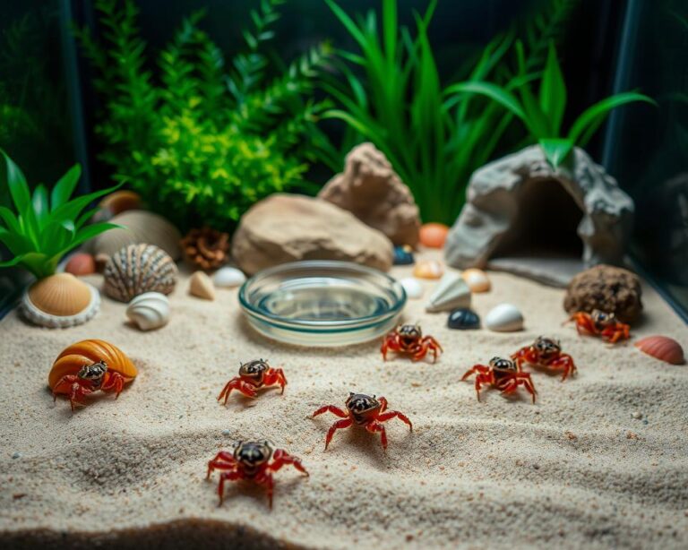 Hermit crab tank setup