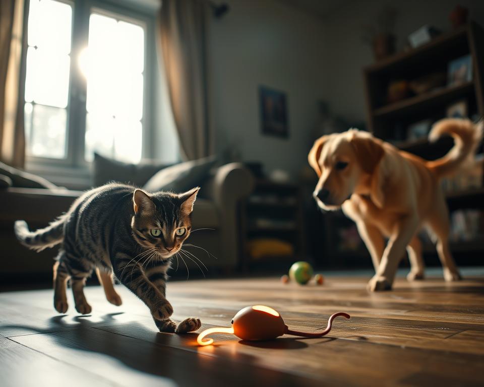 Nocturnal pet activity