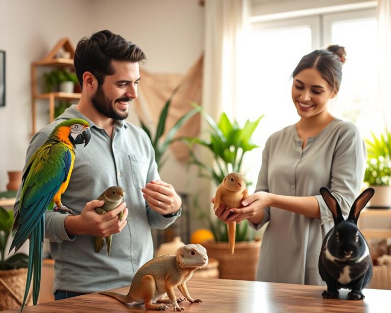 Socializing exotic pets