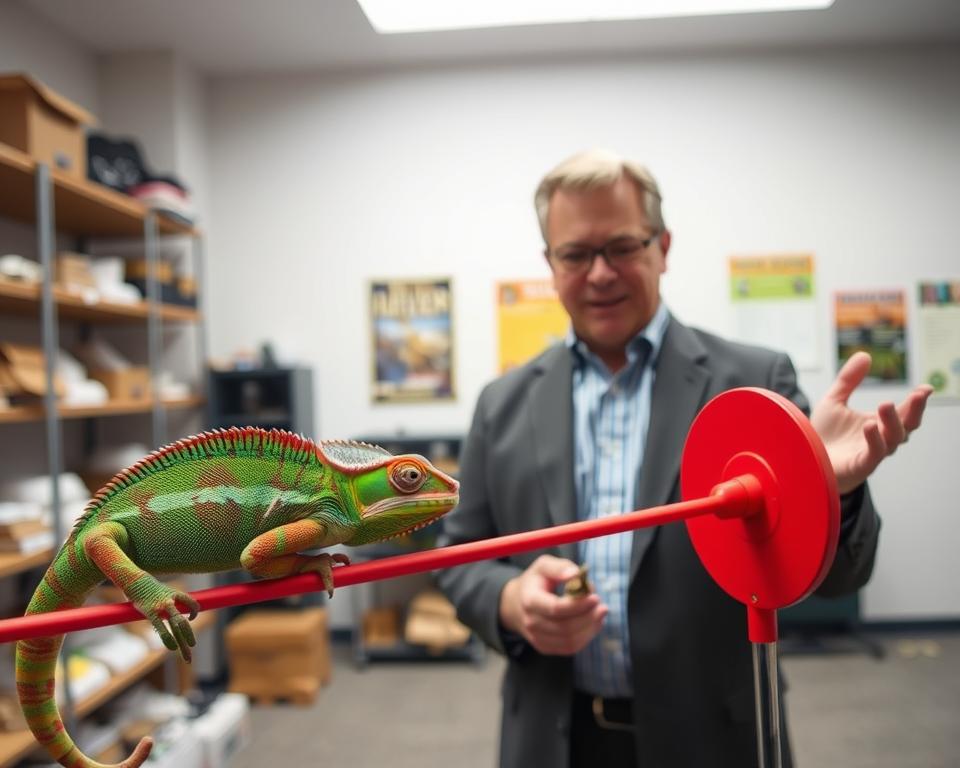 Target training reptiles
