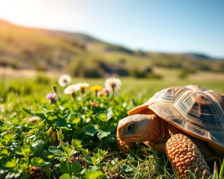 Tortoise foraging plants