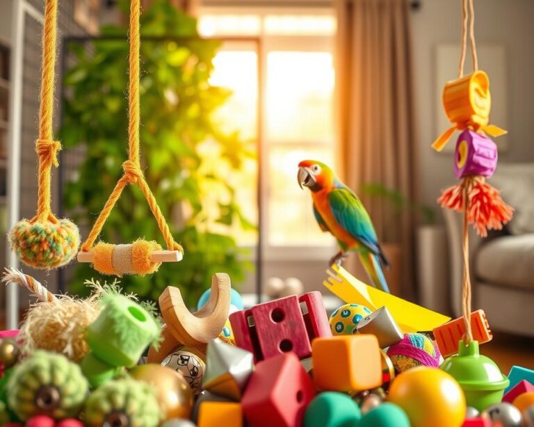 Parrot mental stimulation