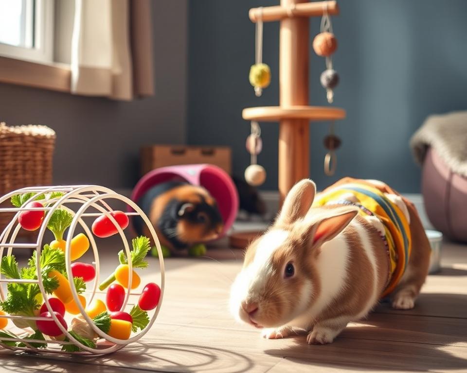 Small mammal foraging toys